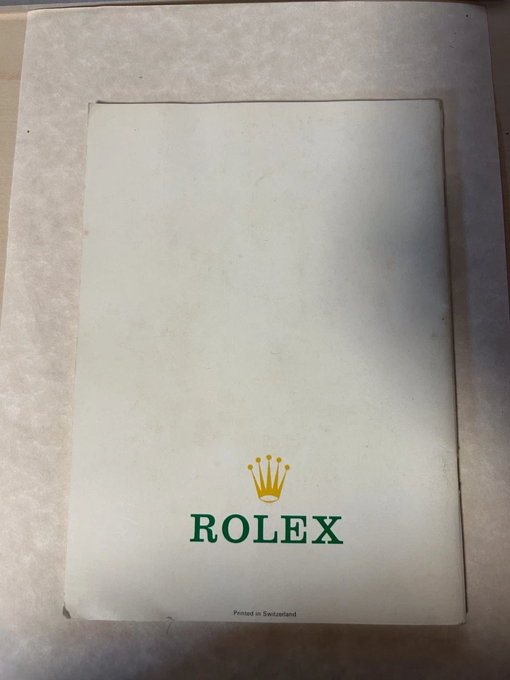 Libretto/ BOOKLET Brochure catalogo Rolex 1977 Italiano Daytona Submariner - Immagine 2 di 4