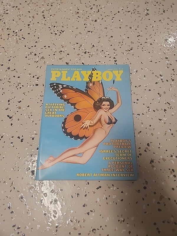  Playboy Magazine August 1976 Playmate Linda Beatty 50th Birthday Gift Outdoors
