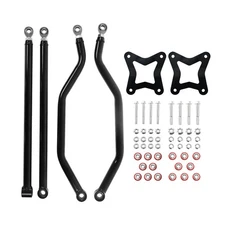 For 2014-23 Polaris RZR XP 1000 Black High Clearance Boxed Rear Radius Arms Set