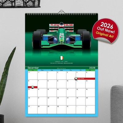 Formula 1 Coolest Cars 2026 12 month Race Calendar | eBay