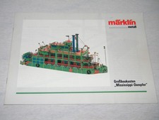 M&auml;rklin orig. Bauanleitung Mississippi-Dampfer neuwertig (1830)