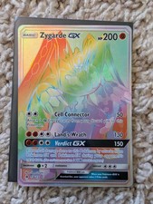 Zygarde GX 136/131 Pokémon TCG Secret Sm-Forbidden Light Rainbow Rare Holo Dmg on eBay
