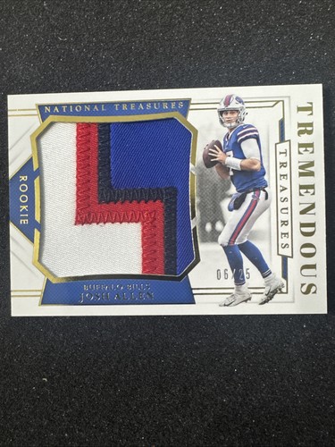 Josh Allen 2018 National Treasures Tremendous Rookies card