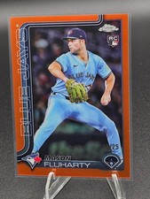 2025 Topps Chrome Update Baseball Mason Fluharty #USC161 [Orange Refractor] /25