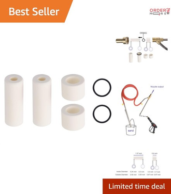 #ad #ad Pressure Washer Nozzle Ceramic Brass 5000 PSI Replacement Wet Sandblaster $22.98