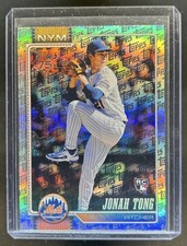 2026 Topps Jonah Tong RC Foil Pattern Rookie #4 Mets