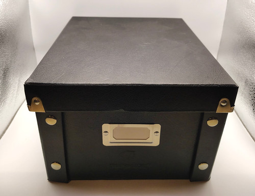 Snap-N-Store Collapsible Storage Box Black 9.5x8x6