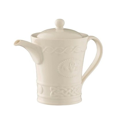 Belleek Irish Parian China Claddagh Beverage Pot NEW Made in Ireland RRP $90