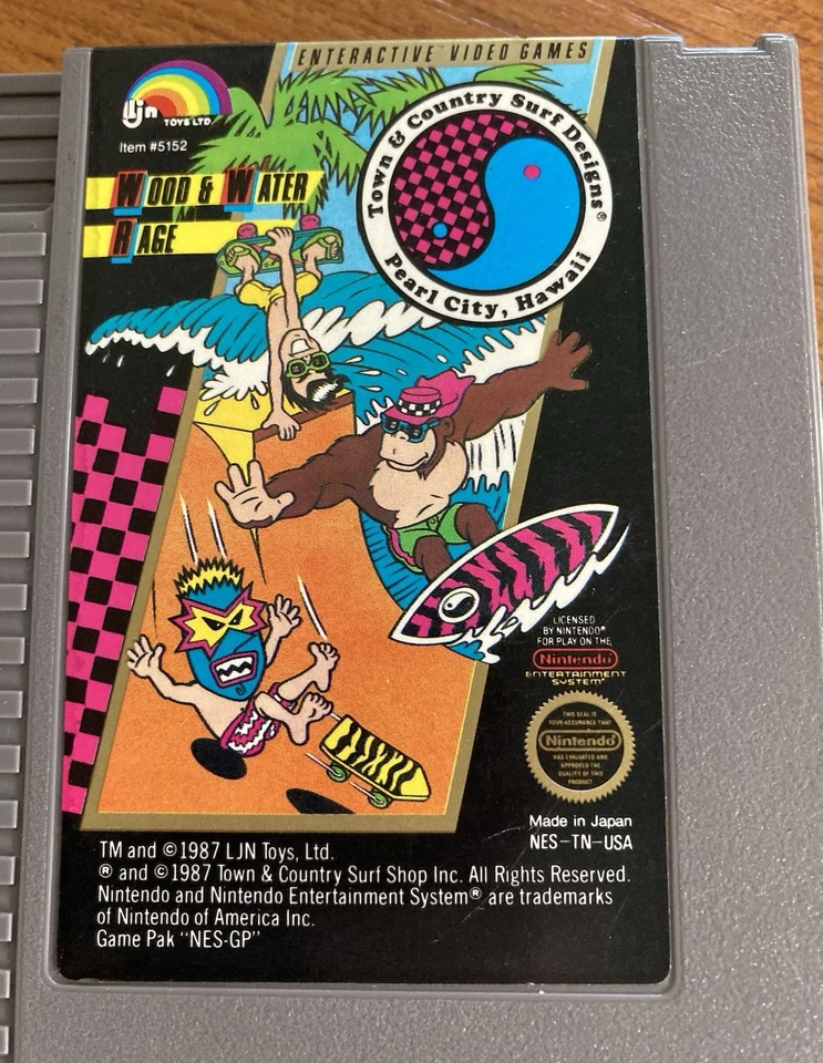 NES ~ T & C SURF DESIGNS ~ Nintendo Game 3 Screw NES-TN-USA Game Cart Only NTSC - Image 2 of 4