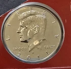 2011 D Kennedy Half Dollar Uncirculated in original cello mint holder B72