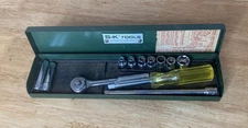 Vintage S-K TOOLS 60632  1/4” Socket Set Incomplete