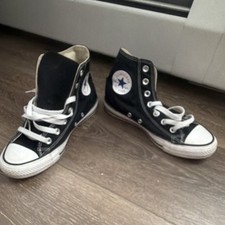 Converse Men's Lace Up High Top Black Chuck Taylor All Star M9160 Sneakers