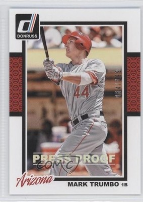 2014 Panini Donruss Press Proof Silver 64/199 Mark Trumbo #99 0w8