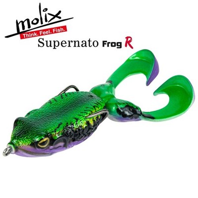 MOLIX Topwater Hybrid Soft Bait Lure SUPERNATO FROG R