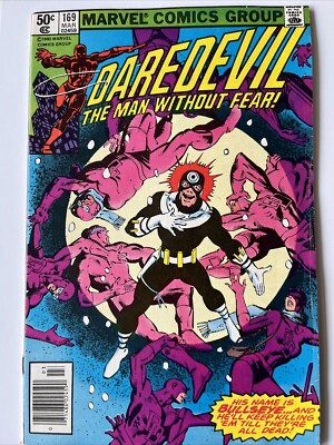 Daredevil #169 Newsstand Variant VG/FN 5.0 Frank Miller, 2nd Electra, 1981 A43