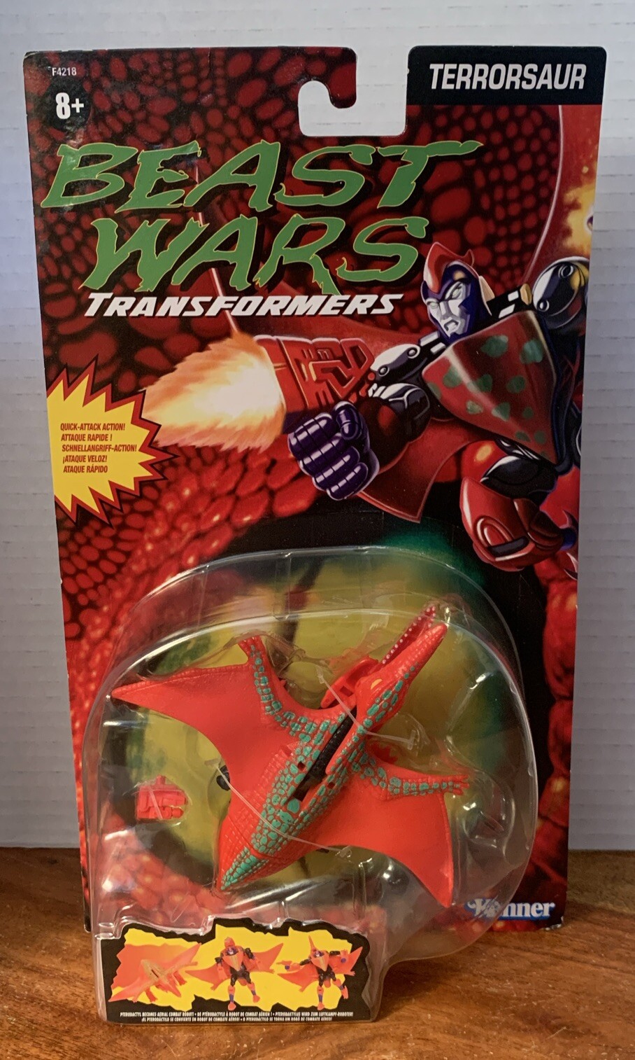 Kenner Transformers Beast Wars TERRORSAUR Retro Deluxe Action Figure ~ New