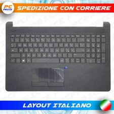 TASTIERA ORIGINALE HP 15-bs514nl 15-bs515nl 15-bs516nl CON TOPCASE PALMREST NERO