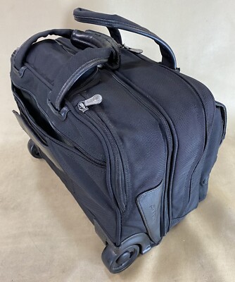 Andiamo Bravo Black 17” Wheeled Carry On Laptop Computer Bag