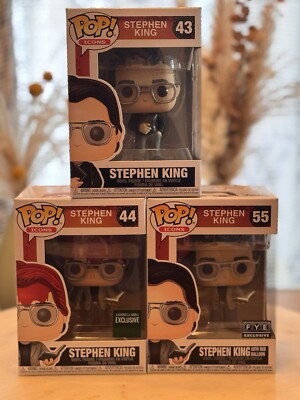 Funko Pop Lot Stephen King FYE Exclusive #43 #43 #55 Horror