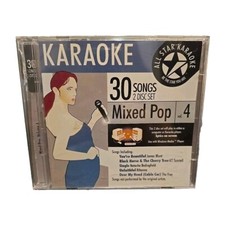 Karaoke: Mixed Pop 4 / 30 Songs / 2 Disc Set Audio CD Brand New Sealed