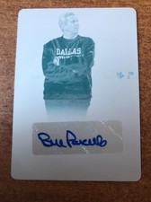 2016 Panini Limited Ink Printing Plate BILL PARCELLS true 1/1