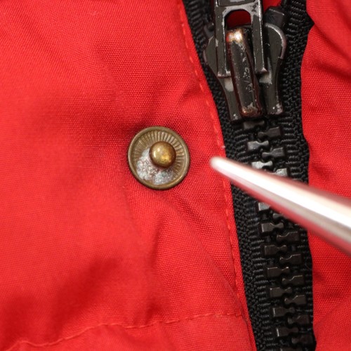 Vintage Eddie Bauer Quilted Goose Down Puffer Vest Mens XLarge Red Made In USA - Picture 9 of 22