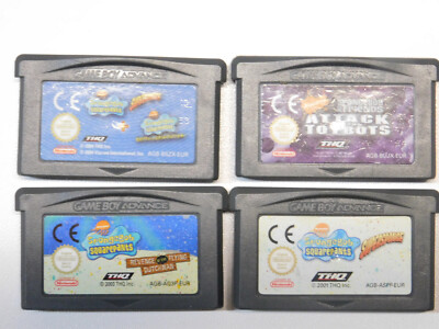 GBA 3x SpongeBob Squarepants: / and Friends Attack of  Nintendo Advance  -Set 31