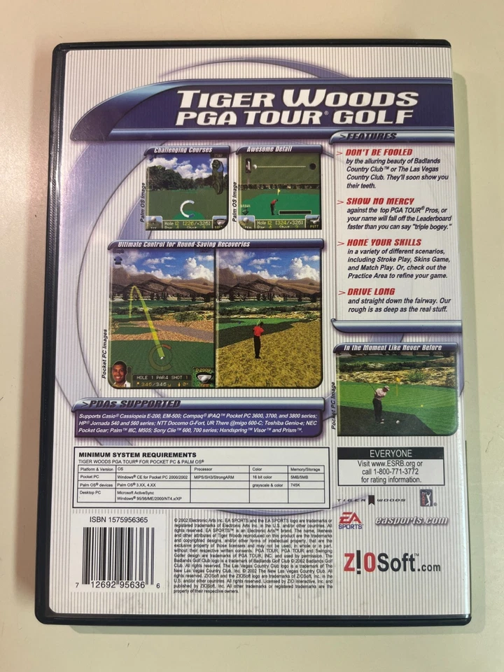 Tiger Woods PGA Tour Golf for Pocket PC & Palm OS Devices, Complete with Manual - Image 3 of 4