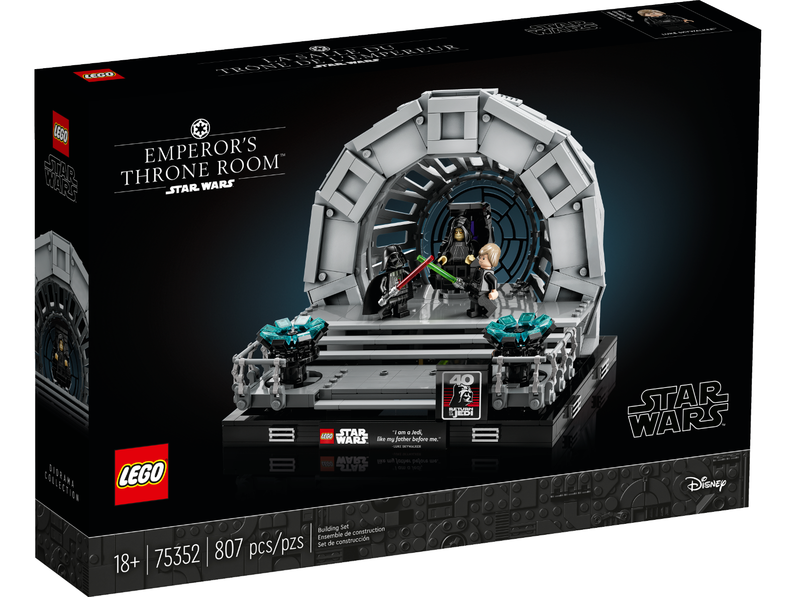 LEGO 75352 - Star Wars -  Sala del trono dell'imperatore - nuovo e sigillato