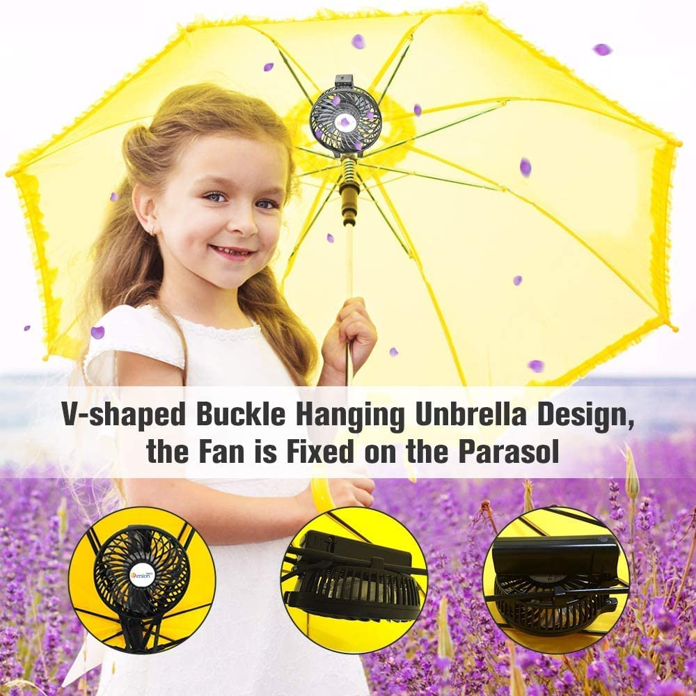 VersionTECH. Mini Handheld Fan, USB Desk Fan, Small Personal Portable