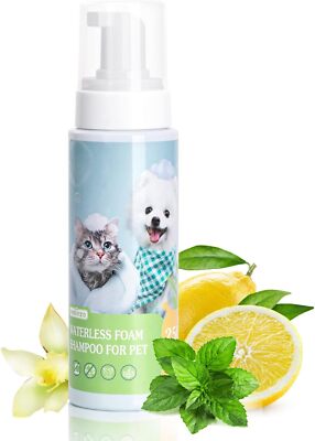 Nobleza Trocken-Schaum-Shampoo für Hunde und Katzen und Kaninchen,Geeignet für H