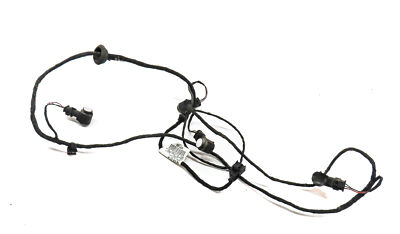 2013 AUDI A6 (C7 4G) REAR PARK ASSIST PDC SENSOR SET w/HARNESS (WHITE)