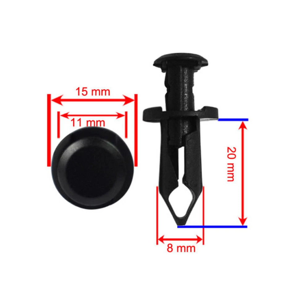 100 PIEZAS Para Polaris SPORTSMAN XP 1000 19-21 Panel de carrocería Guardabarros Parachoques Remaches Clips Foto 2 de 3