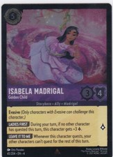 Disney Lorcana - Ursula  s Return - Isabella Madrigal - Golden Child- 45/204 FOIL