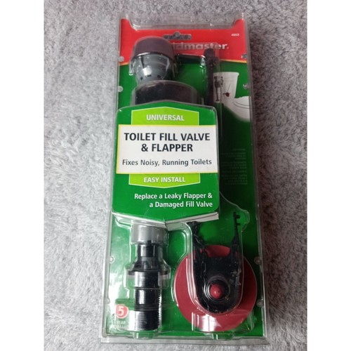 Fluidmaster Universal Toilet Fill Valve & Flapper Fixes Noisy Running