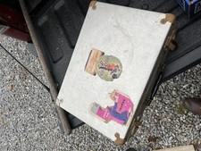 Vintage Roller Skate Co. Wheels, Leather Skates Size 8 1/2 IN CASE