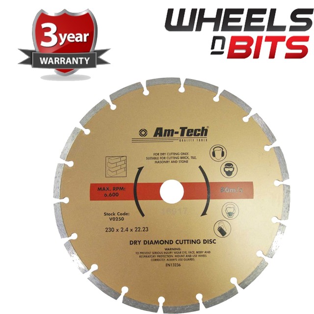 230mm Diamond Cutting Disc Angle Grinder Stone Brick Concrete Cut