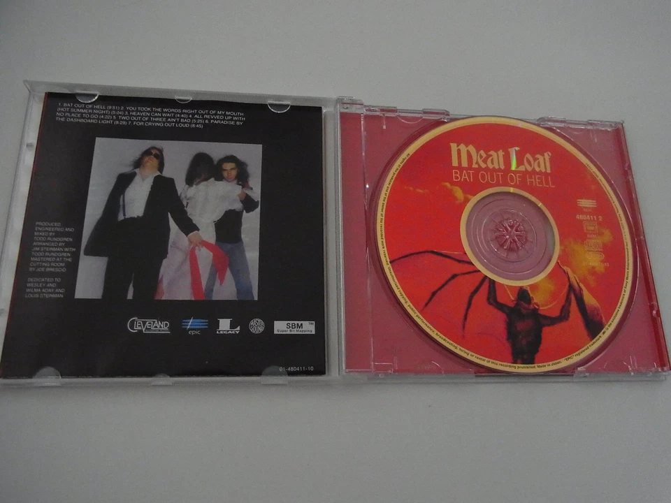 Meat Loaf  /  Bat out of Hell    SBM   CD     (  24 karat Gold ) - Bild 3 von 3