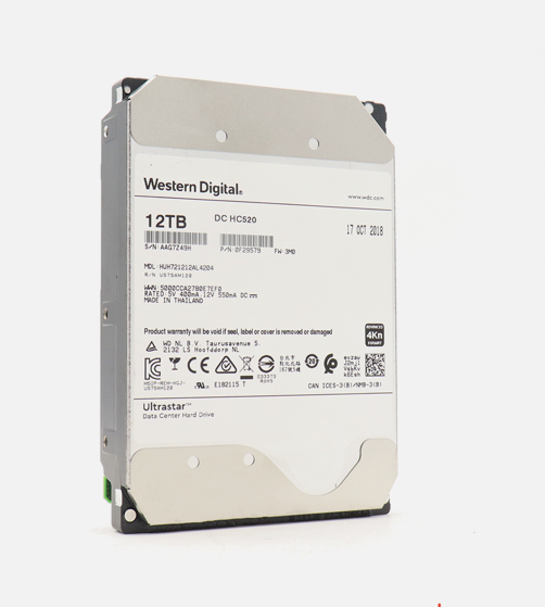WD 12TB 7.2K 12Gbps 256MB 3.5" SAS HDD HUH721212AL4204 Hard Disk Drive