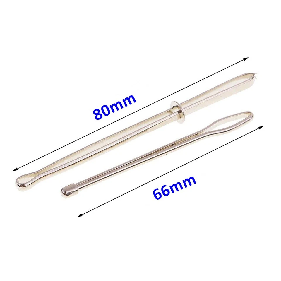 2 x Bodkin Set Threading Pinch Clamp Large Eye Elastic Ribbon Puller Threader  - Image 2 of 4