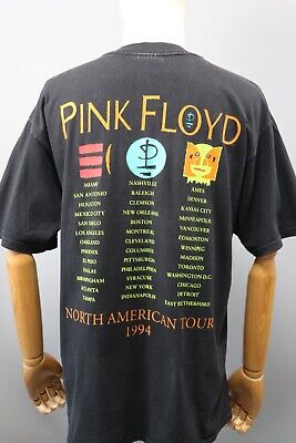 PINK FLOYD Vintage North American Tour Rare 1994 Black T PINK FLOYD Vintage North American Tour Rare 1994 Black T