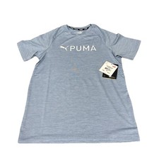 PUMA Boys' Tee Active Shirt Size Medium In The Color Blue