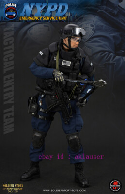 Soldier Story 1/6 Ss100 Nypd Emergency Service Unit Action Figure
