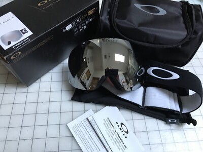 Oakley Flight Deck L Matte Black Prizm Argon Iridium Mask Ski Snowboard New def