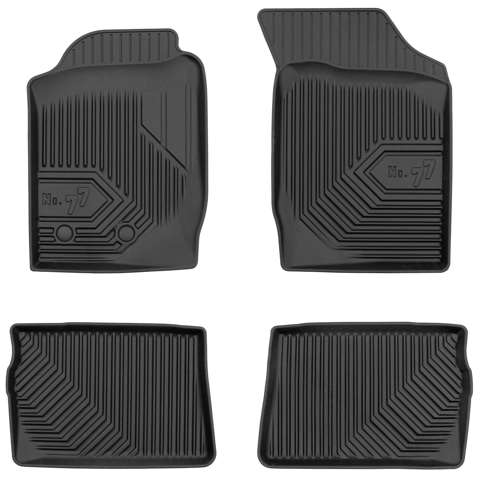 Tapis de sol TPE Frogum No.77 finition premium pour Renault Thalia I 1999-2008