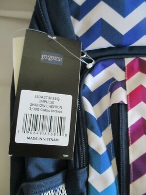 JanSport Impulse Laptop Backpack - Shadow Chevron