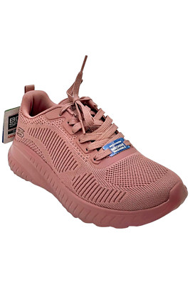 Sketchers Women's Bobs Squad Chaos Face Off Lace-Up Sneakers Raspberry