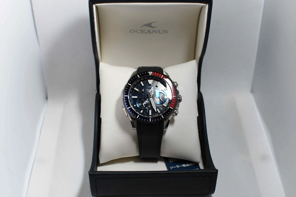 Casio Oceanus OCW-P2000C-2AJF Cachalot Titanium × Rubber Bluetooth Men Watch