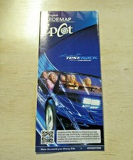 Epcot Park Map-Disney World-Dated January 2015-Testtrack