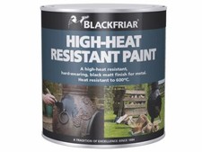 High-Heat Resistant Paint Black Upto 600°C Matt 250ml for BBQ Stove Fire Grates